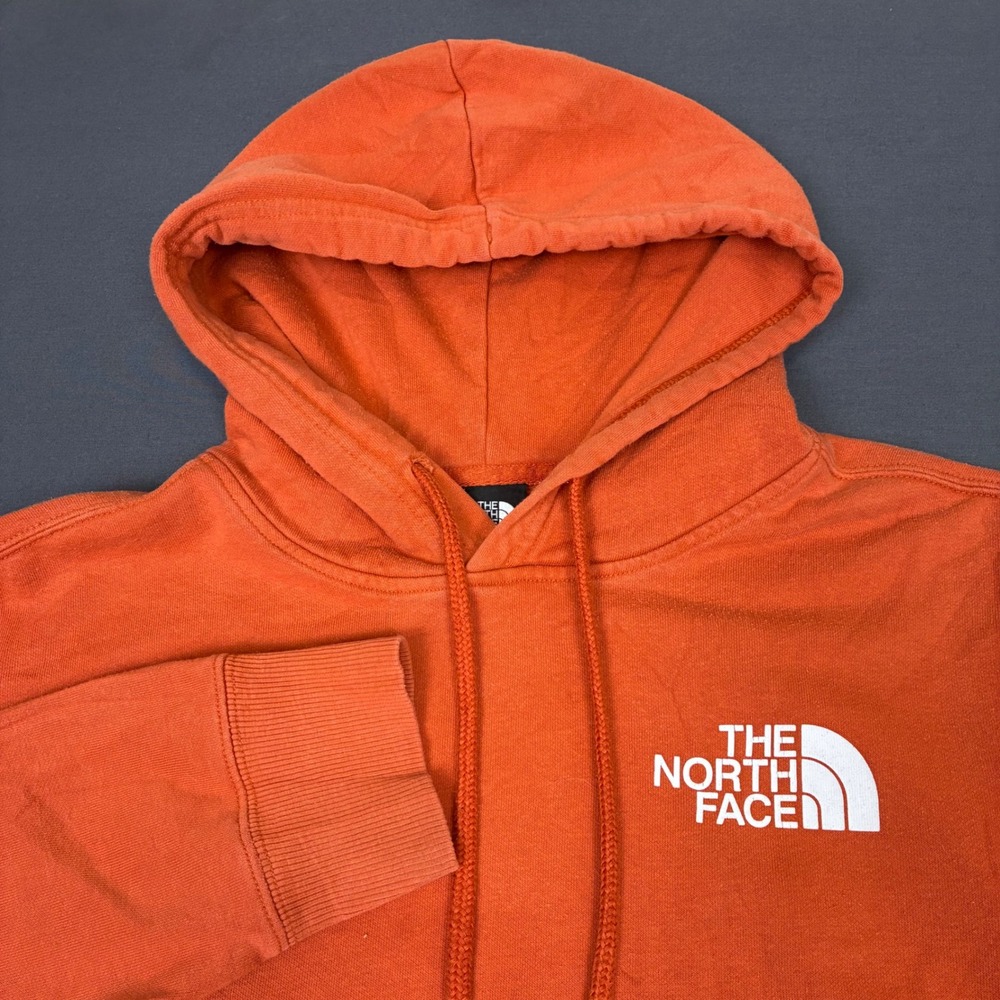 The North Face Never Stop Exploring Pullover Hoodie Men's Size Small Orange